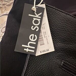 The Sak Los Feliz Black Leather Tote